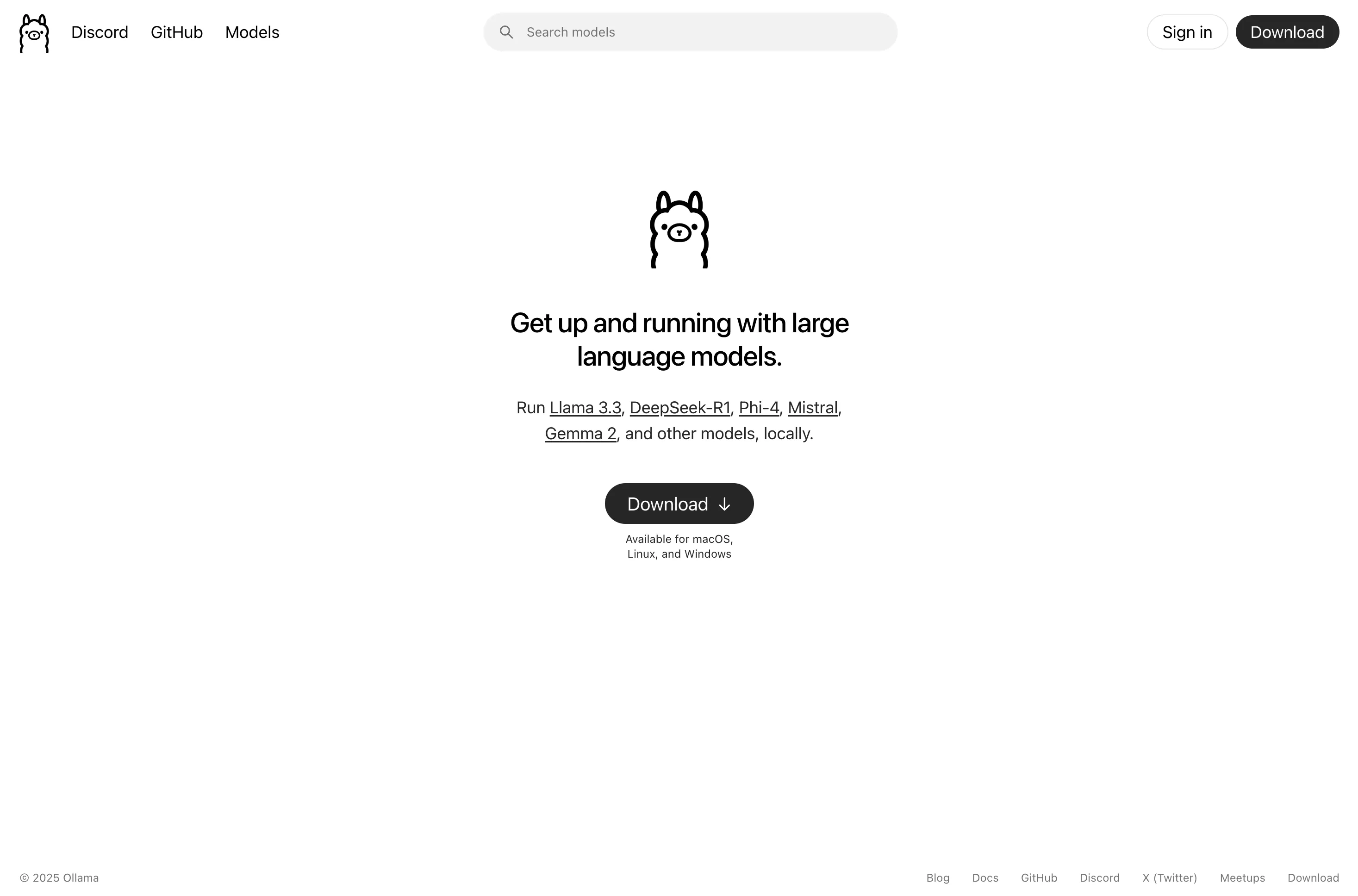 Ollama Download